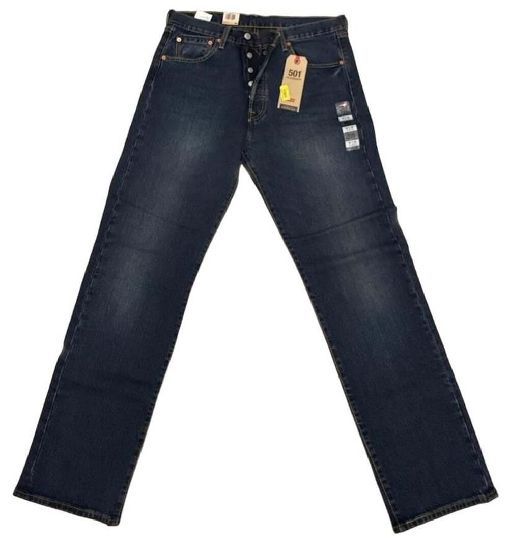 Levi's 501 '93 Straight Jeans Size 34x32 Dark Wash Stretch
